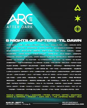 ARC Music Festival Announces After Dark Afterparty Lineups For 2023 Edition 