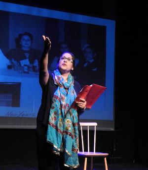 MOXIE Productions and The Grange Hall Cultural Center Welcome Valerie David's Solo Show, BAGGAGE FROM BaghDAD  Image