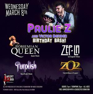 Famed Frontman Paulie Z To Host Birthday Benefit Concert At The Whisky A Go Go To Support The David Z Foundation 
