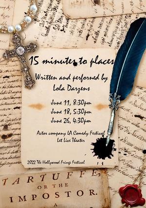 The Earthlings Ensemble and Lola Darzens Present 15 MINUTES TO PLACES  Image