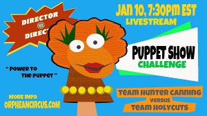 Livestreaming Game Show DIRECTOR VS DIRECTOR Announces Episode 7 - PUPPET SHOW CHALLENGE! 