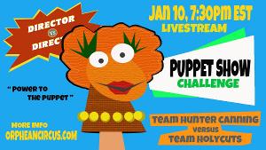 Livestreaming Game Show DIRECTOR VS DIRECTOR Announces Episode 7 - PUPPET SHOW CHALLENGE! Image