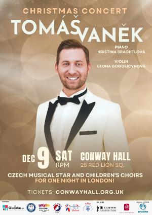 Tomáš Vaněk and Guests Will Perform a Christmas Concert in London  Image