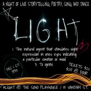 LIGHT, an Evening Of Storytelling Comes to The Soho Playhouse Honoring the Voices of Theater   Image