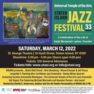 Universal Temple of the Arts to Present Staten Island JAZZ Festival 