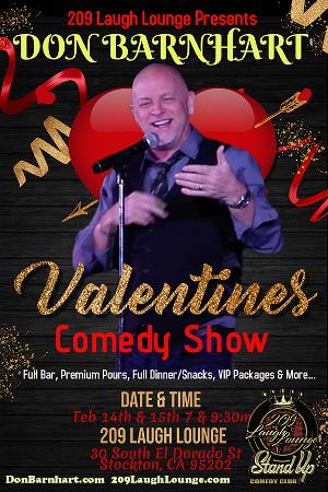 Las Vegas Comedian Don Barnhart Brings Valentine's Weekend Laughter To Stockton 