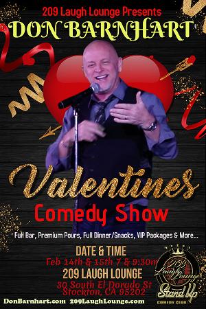 Las Vegas Comedian Don Barnhart Brings Valentine's Weekend Laughter To Stockton Image