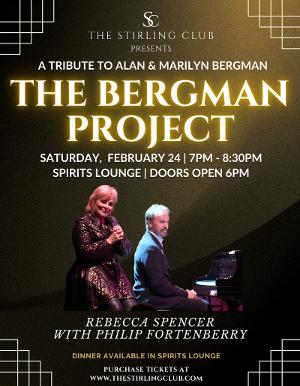Rebecca Spencer And Philip Fortenberry To Debut New Concert THE BERGMAN PROJECT at The Stirling Club 