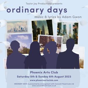 ORDINARY DAYS In Concert Comes to Phoenix Arts Club Image