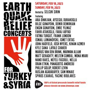 NYC Venue DROM to Host Earthquake Relief Concerts for Turkey and Syria  Image