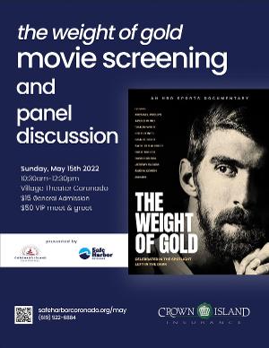 CIFF And Safe Harbor Coronado Present THE WEIGHT OF GOLD From HBO As Part Of May Mental Health Awareness Image