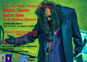 The Strindberg Laboratory Presents THE MYSTERY THEATER HORROR SHOW  Image