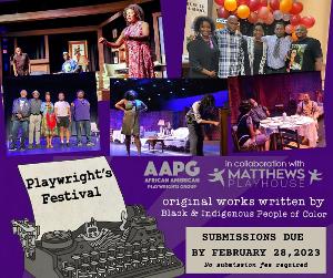 2023 BIPOC Playwrights' Festival Now Accepting New and Original Works 