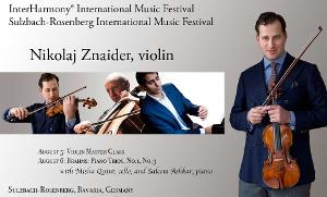 Violinist Nikolaj Szeps-Znaider Performs At InterHarmony Festival In Germany In August 