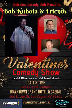 Las Vegas Celebrates Valentine's Day With Laughter At Delirious Comedy Club 