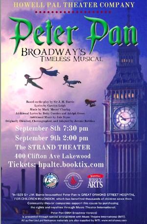 Howell PAL Theater Company to Present PETER PAN in September 
