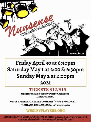 NUNSENSE: THE MEGA MUSICAL Announced from Wesley Players Theatre Company  Image