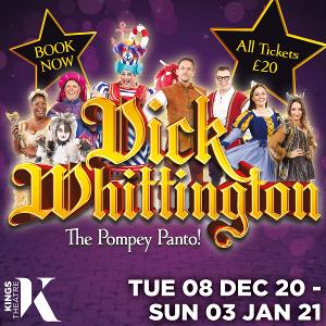 The Kings Theatre In Portsmouth Announces New Dates For Their 2020 Pantomime DICK WHITTINGTON  Image