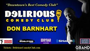 Comedian Don Barnhart Announces Upcoming Shows at Delirious Comedy Club  Image