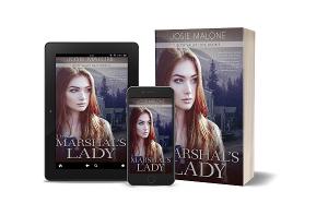 Josie Malone Releases New Time Travel Western Romance THE MARSHAL's LADY  Image