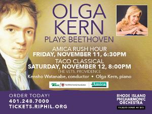 The Rhode Island Philharmonic Orchestra Presents OLGA KERN PLAYS BEETHOVEN  Image