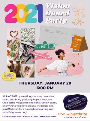 Bloomingdale School Of Music Announces Virtual #JUSTFORFUN Vision Board Party Image