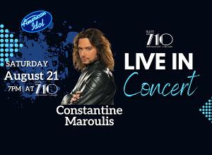 Constantine Maroulis To Perform In Hagerstown MD This August Image