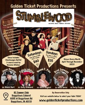 Boggstown Cabaret to Re-Open With New Western Themed Murder Mystery Musical Comedy STUMBLEWOOD Image