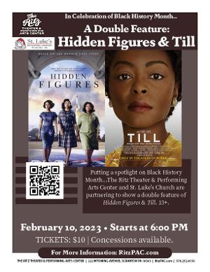 The Ritz Theater & Performing Arts Center and St. Luke's Church Partner To Screen A Double Bill: HIDDEN FIGURES & TILL Image