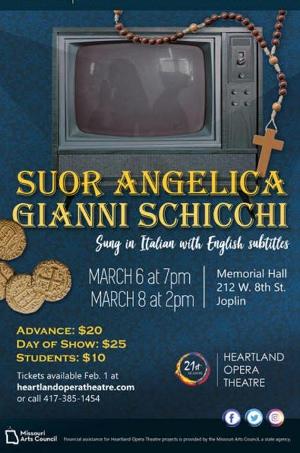 Heartland Opera Will Present Puccini's SUOR ANGELIA and GIANNI SCHICCHI 