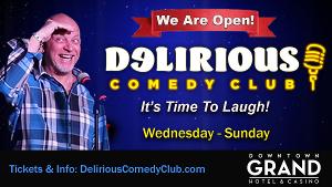 Delirious Comedy Club Continues to Bring Live Comedy to Las Vegas While Working Within Nevada Restrictions 