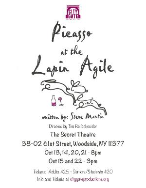 Steve Martin's PICASSO AT THE LAPIN AGILE Comes To Woodside This October Image