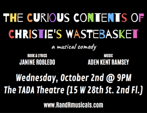 THE CURIOUS CONTENTS OF CHRISTIE'S WASTEBASKET Kicks Off Fall 2019 Emerging Artists Theatre's New Work Series  Image