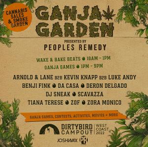 Dirtybird Campout Announces Debut GANJA GARDEN Presented By People's Remedy 