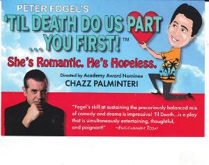Peter Fogel's TIL DEATH DO US PART... YOU FIRST! Comes To Kingston Center For The Arts Image