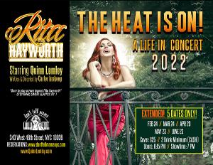 RITA HAYWORTH THE HEAT IS ON! Comes to Don't Tell Mama Image