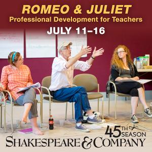 Shakespeare & Company Presents Professional Development Workshop For Teachers Next Month 