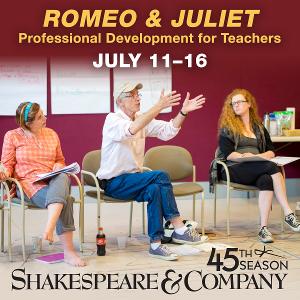 Shakespeare & Company Presents Professional Development Workshop For Teachers Next Month Image