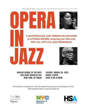 Terence Blanchard and Latonia Moore Come To Harlem School Of The Arts  Image