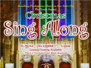 The 10th Annual CHRISTMAS SING ALONG, Returns Live This Holiday Season Image