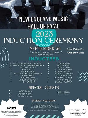 New England Music Hall Of Fame 2023 Induction to Take Place in September 