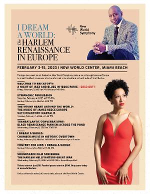 New World Symphony Presents I DREAM A WORLD: THE HARLEM RENAISSANCE IN EUROPE Image
