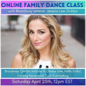 Jessica Lee Goldyn To Teach Donation-Based Virtual Family Dance Class For I Can Do That NYC Image