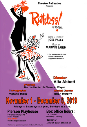 Theatre Palisades Presents RUTHLESS! THE MUSICAL 