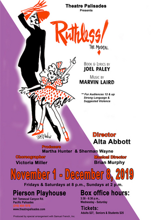 Theatre Palisades Presents RUTHLESS! THE MUSICAL Image
