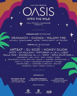 Oasis: Into The Wild in Morroco Announces Final Lineup With Honey Dijon, Walshy Fire, Romy, And More 