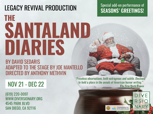 Diversionary Theatre Presents SANTALAND DIARIES this Holiday Season Image