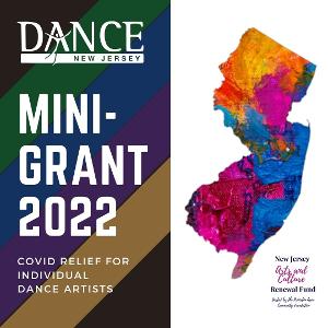 Dance New Jersey Announces Applications Are Open For Their Mini-Grant 2022: Covid Relief For Individual Dance Artists 