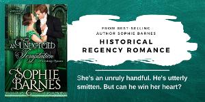 Sophie Barnes Releases New Historical Regency Romance AN UNEXPECTED TEMPTATION Image