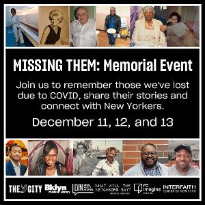 WWTNS? To Host Free Writing Workshop And Performance As Part Of THE CITY's MISSING THEM Virtual Memorial Event 